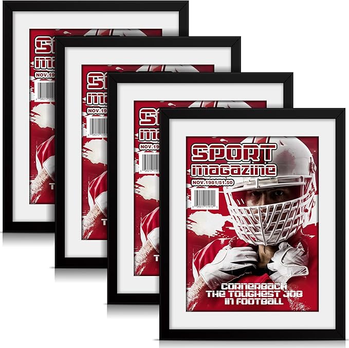 Geetery 4 Pcs Sports Magazine Frame by Geetery