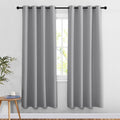 NICETOWN Blackout Silver Grey Living Room Curtains by NICETOWN