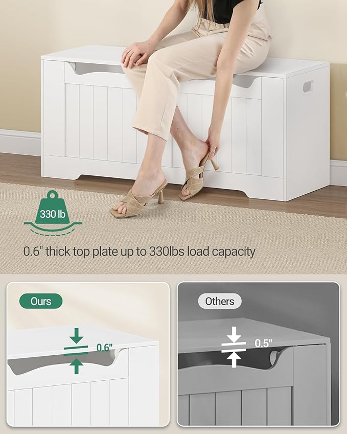 Hzuaneri 43.3" Storage Chest, Extra Large Storage Trunk - Image 8