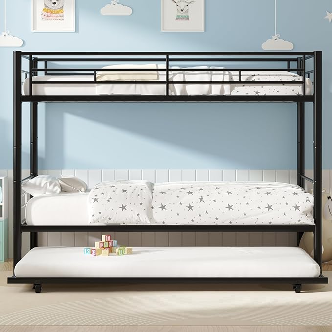 VECELO Bunk Bed Twin Over Twin - Image 3