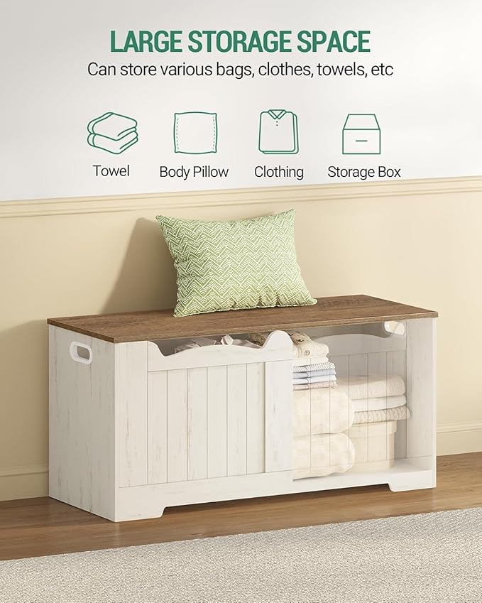 Hzuaneri 39.4" Storage Chest, Storage Bench Trunk - Image 7