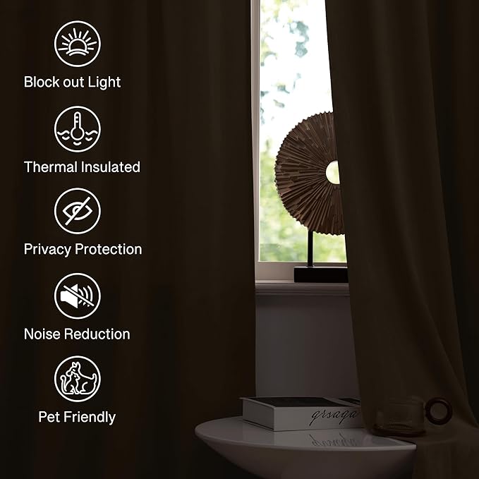 StangH Camel Beige Velvet Curtains - Image 6