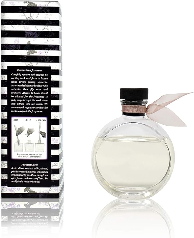 LOVSPA Reed Diffuser Set, Smoked Vanilla Scented Oil Diffuser - Image 3