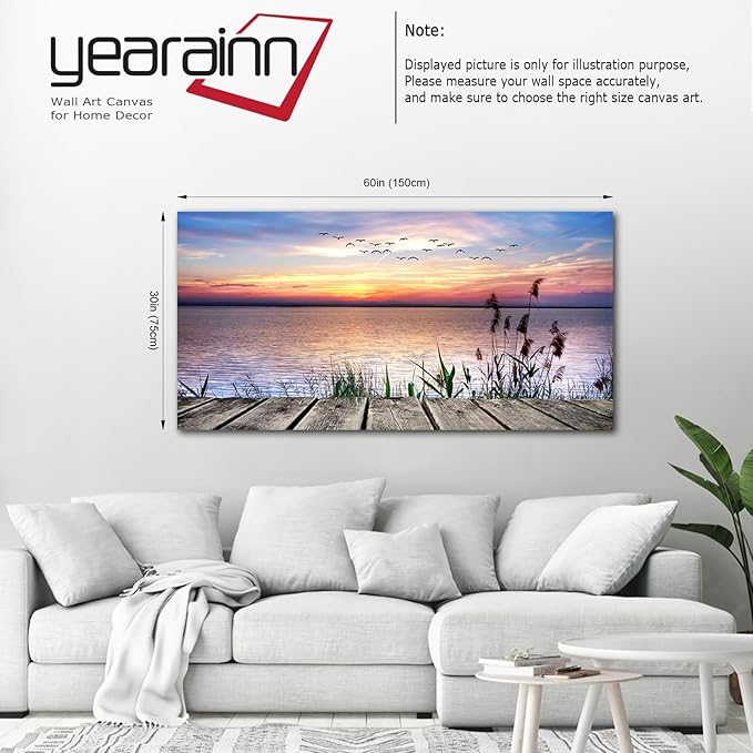 Yearainn Sunset Lake Wall Art - Image 2