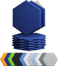 Amantech 12 Pack Acoustic Panels Self Adhesive Sound Proof Foam, High Density by Amantech