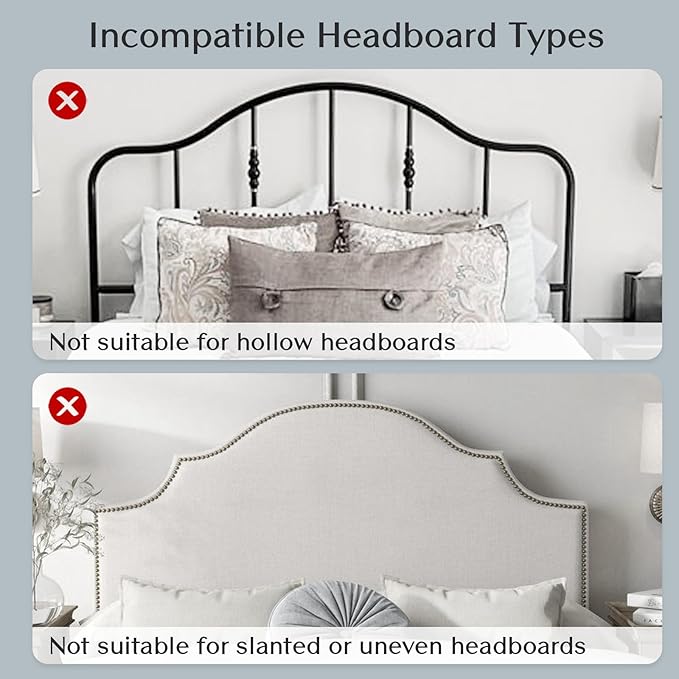 Solfres Patented Innovative Design Headboard Reading Light. No Drilling Golden - Image 5
