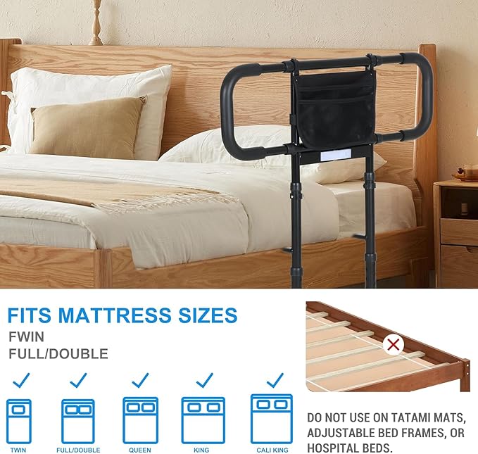 Bed Rails for Elderly Adults Safety, Elderly Assistance Products, Bed Rails for - Image 4