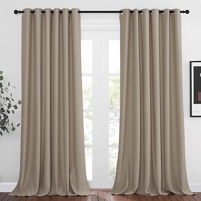NICETOWN Room Darkening Extra Long Curtains by NICETOWN