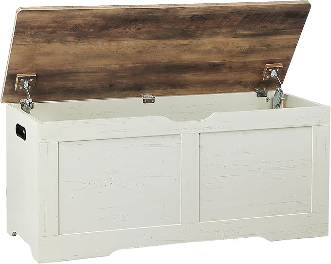 Timberer 39.4" Storage Chest, Wooden Storage Bench, Lift Top Toy Chest by Timberer
