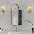 16 x 32 Black Bathroom Medicine Cabinet by FunFurnitureFollowLife