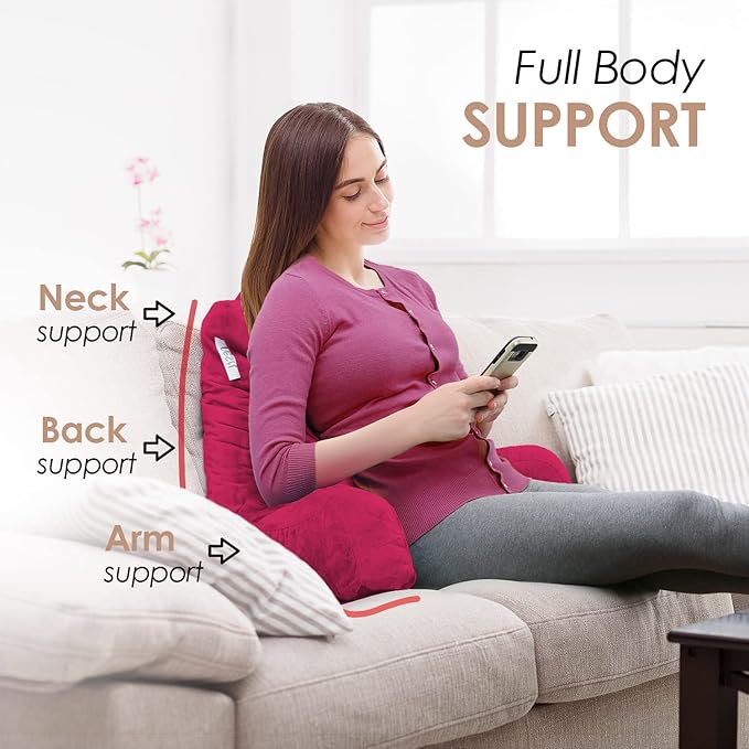 Nestl Reading Pillow with Shredded Memory Foam, Designed - Image 3