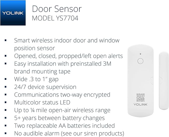 YoLink LoRa Smart Door Sensor Starter Kit: - Image 2