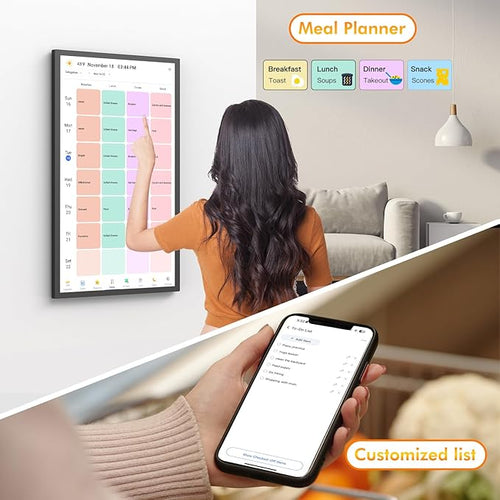 24" Digital Calendar Picture-Frame for-Wall-Planner - Image 2