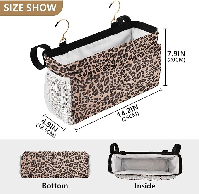 Bedside Caddy Hanging Bunk Bed Caddy Bed Organizer Hanging Pocket - Image 4
