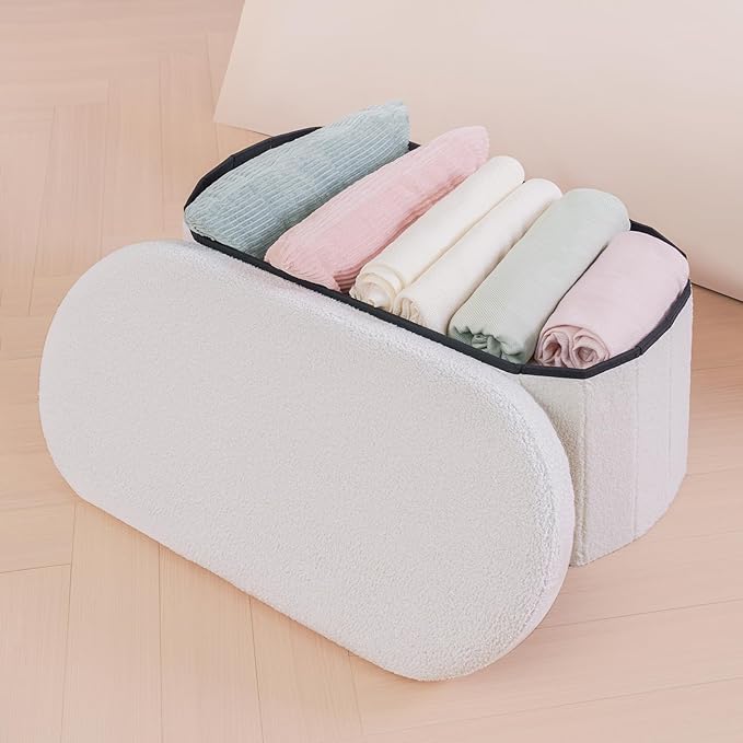 B FSOBEIIALEO Ottoman with Storage - Image 5