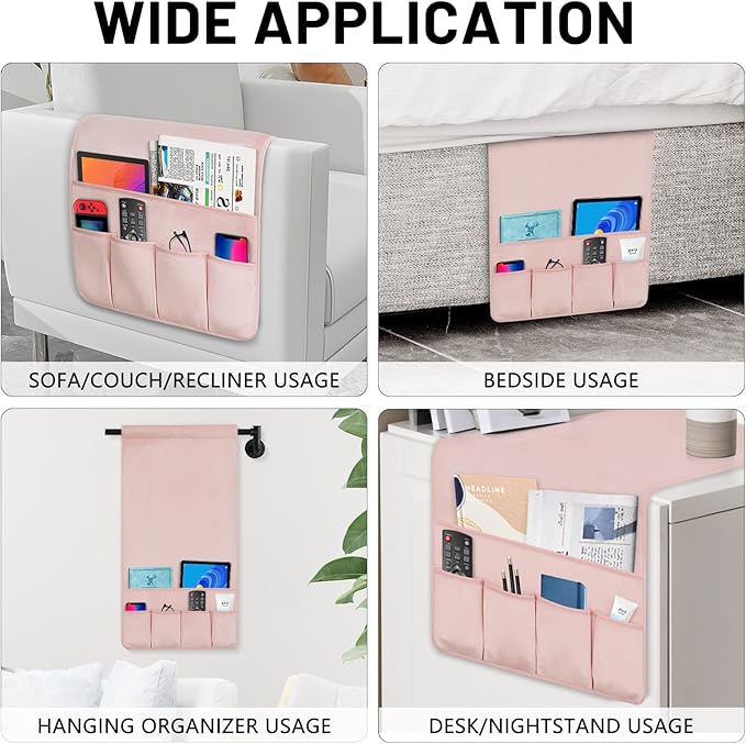 WETRBWEH Remote Control Holder for Armchair，Couch Caddy Organizer TV Remote - Image 3