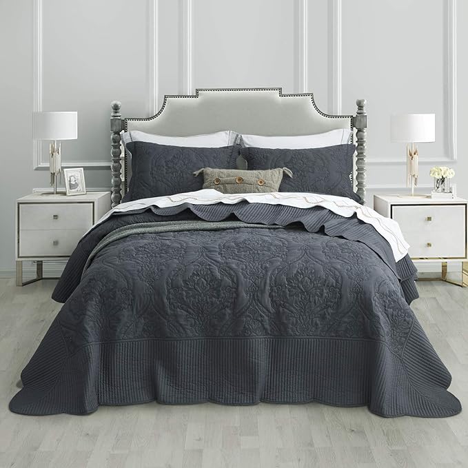 CHIXIN Bedspread Coverlet Set Queen Size by CHIXIN