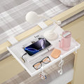 Foldable Bedside Shelf, Metal Clip-On Bed Tray Table by Edudif