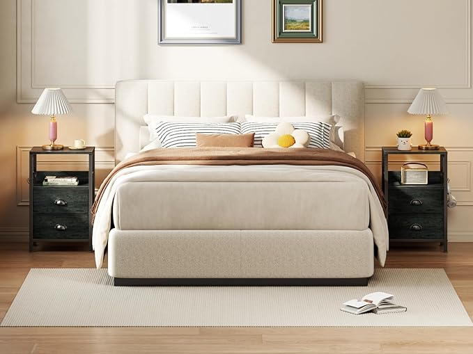 Furologee Nightstands Set 2, Night Stand - Image 8