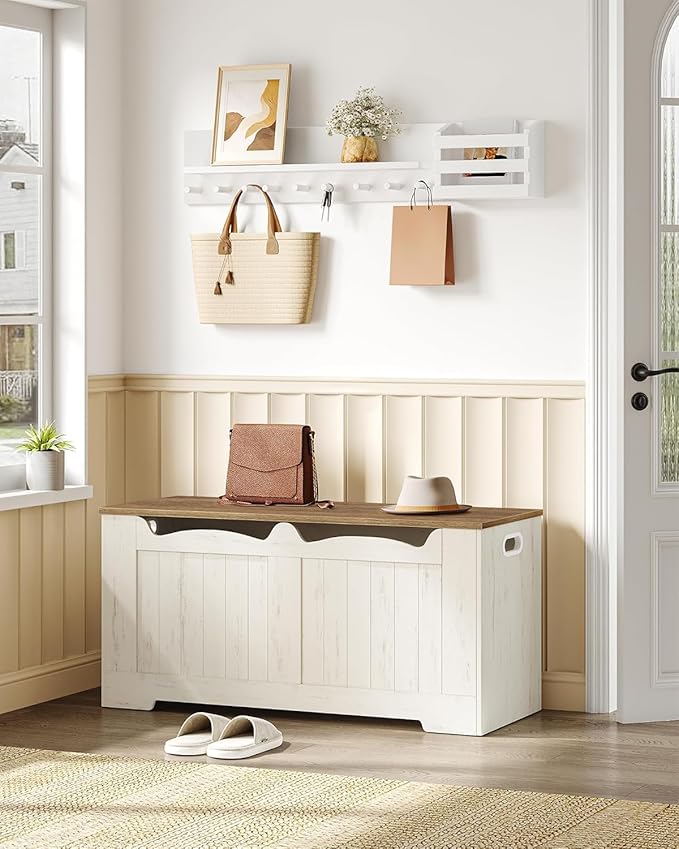 Hzuaneri 39.4" Storage Chest, Storage Bench Trunk - Image 4