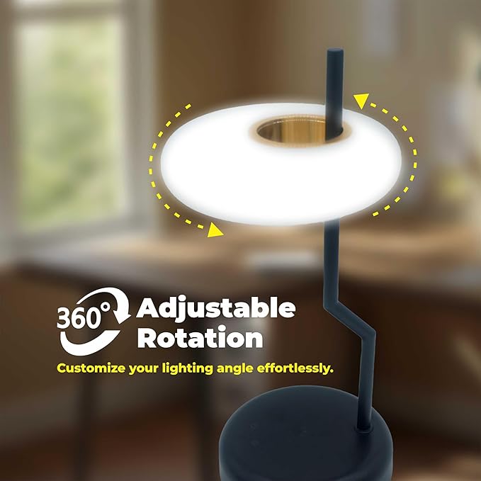 Small Bedside Table Lamp for Bedroom, Touch Control Nightstand Light, Dimmable - Image 4