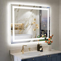 YEELAIT 28x36 Inch LED Bathroom Mirror by YEELAIT