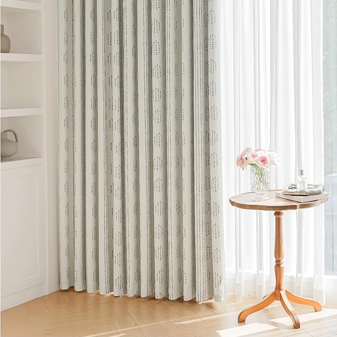 100% Boho Blackout Curtains 63 Inches Long - Image 7