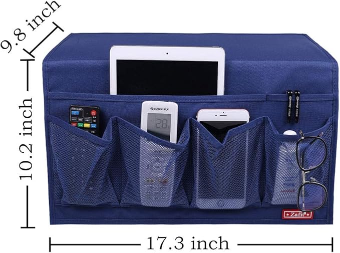 Zafit 6 Pockets Bedside Storage Organizer, Table cabinet Storage Organizer - Image 2