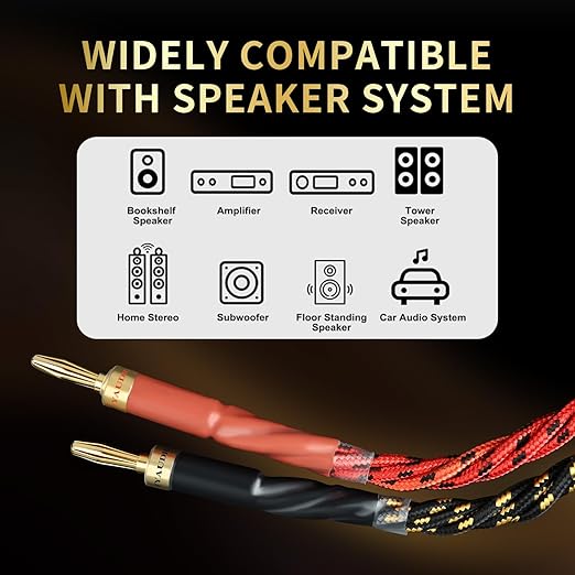 10 AWG 2Pack Audiophile Speaker Cable – Speaker Wire - Image 7