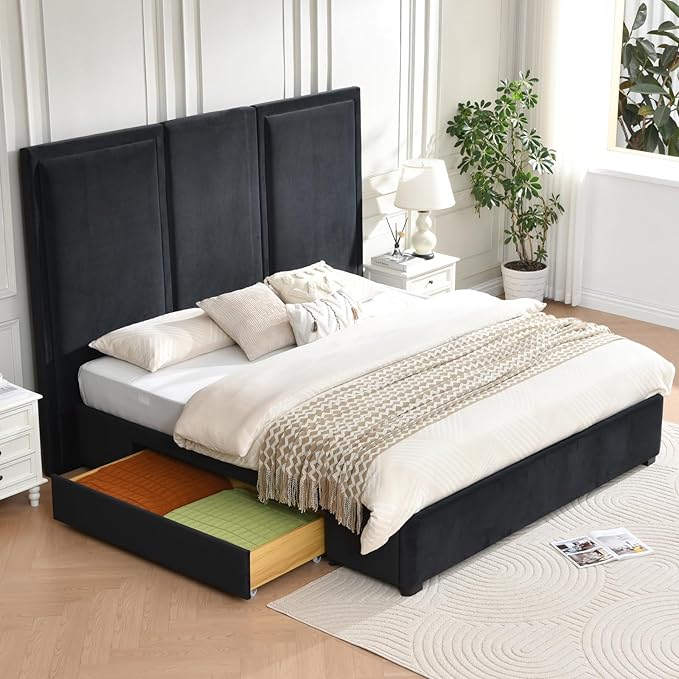 YUHUASHI King Size Bed Frame - Image 9