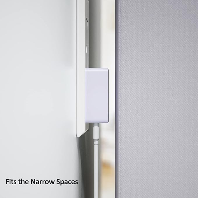 Nekmit Flat USB Wall Charger, Dual Port Slim USB Wall Charger - Image 5