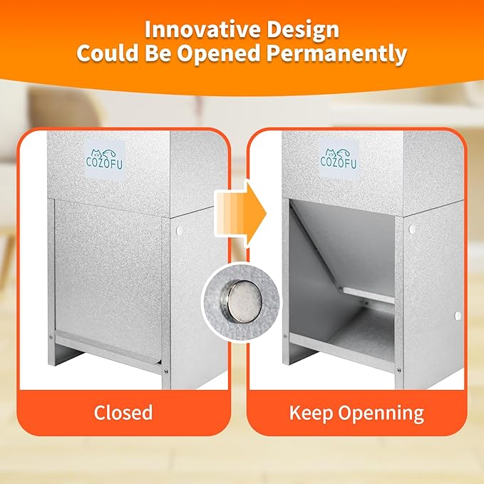 Dog Feeder - Galvanized Metal Pet Food Station - Image 7