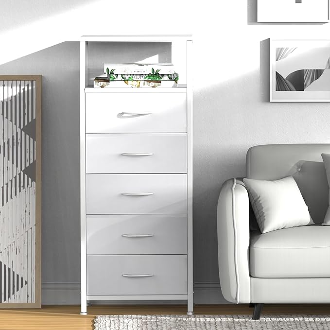 Ollieroo White Dresser for Bedroom, Storage Organizer - Image 4