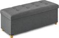 BRIAN & DANY 43 Inches Folding Storage Ottoman Bench, Ottoman by BRIANDANY