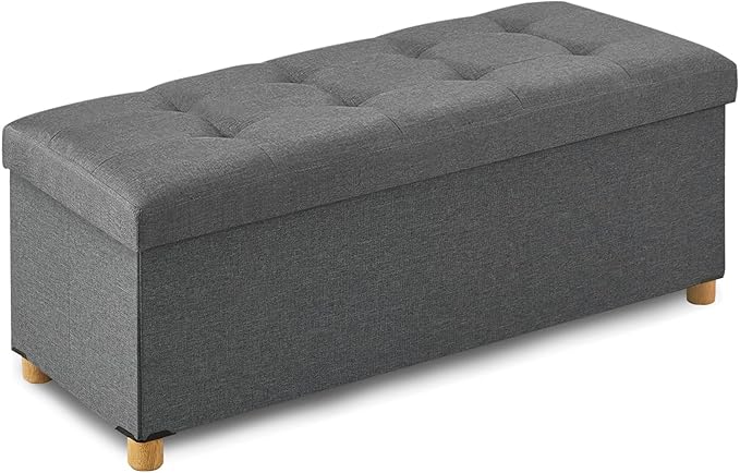 BRIAN & DANY 43 Inches Folding Storage Ottoman Bench, Ottoman by BRIANDANY