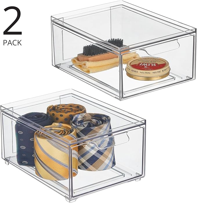 mDesign Stackable Storage Containers Box - Image 4