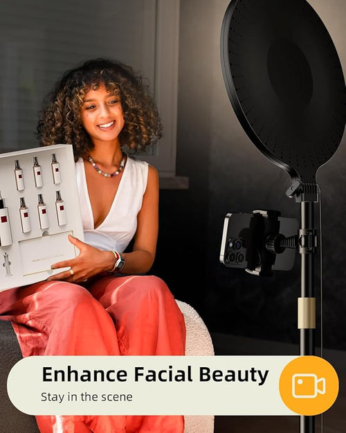 10.5" Ring Light with Stand and Phone Holder - Image 2