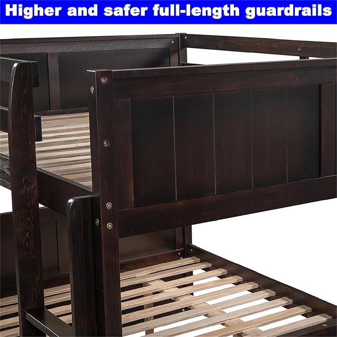 Upgraded Version Best Full Over Full Bunk Bed - Image 6
