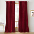 RYB HOME Red Theater Moive Velvet Curtains by RYBHOME