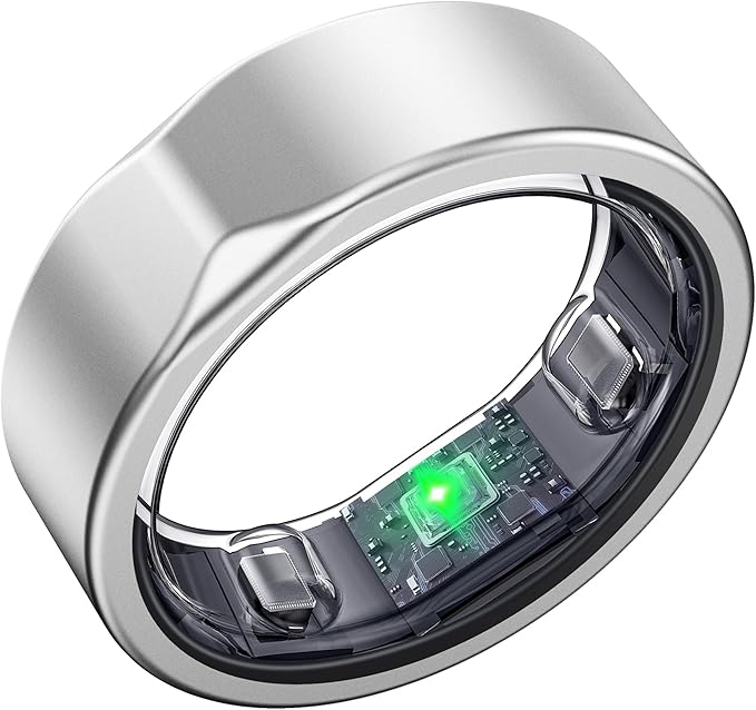SEEKZERO Smart Ring for Women Men, Titanium Fitness Ring by Unknown