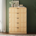 FURSUN Fluted 5 Drawers Dresser by FURSUN
