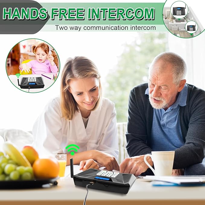 SANZUCO Intercoms Wireless for Home Upgraded, 5300ft Full Duplex Intercom - Image 4