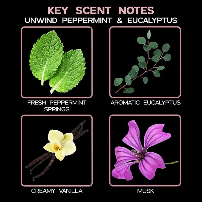 LOVSPA Reed Diffuser Set, Unwind Eucalyptus & Mint Scented Oil Diffuser - Image 3