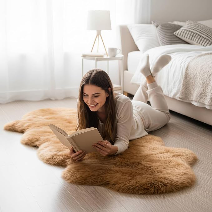 Long 2x6 Sheespkin Rug Runner by SuperAreaRugs