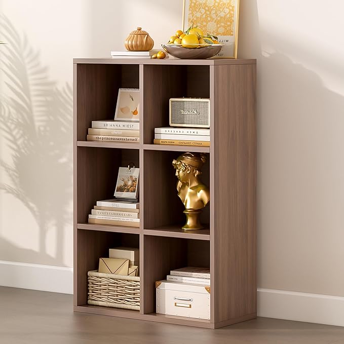 OSCHF 6-Cube Storage Shelf Bookcase by OSCHF