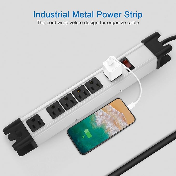 Heavy Duty Power Strip Surge Protector - Image 7