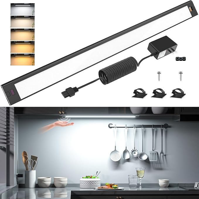 WOBANE Under Cabinet Lighting, Dimmable Counter Lights by WOBANE