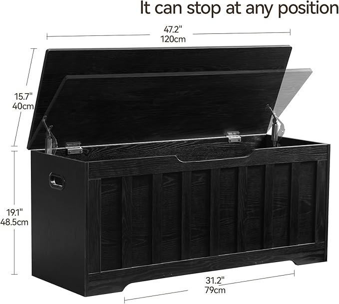 VANKILEY 43.3" Storage Chest Extra Large, Storage Trunk - Image 2
