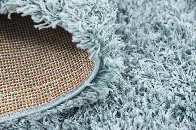 Unique Loom Solid Shag Collection Area Rug - Image 14