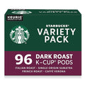 Starbucks K-Cup Coffee Pods, Dark Roast Hot or Iced Coffee, Variety Pack by StarbucksCoffee